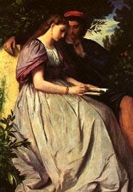 Anselm Feuerbach Paolo e Francesca oil painting image